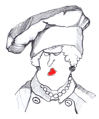 sleet woman in chef's hat